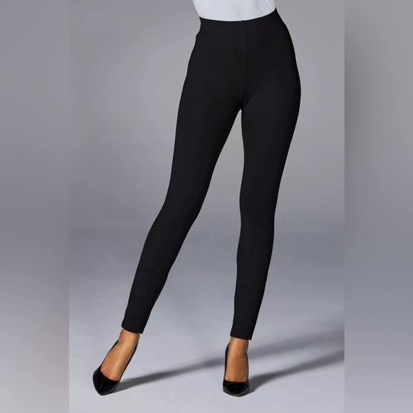 Boston Proper Ponte Knit Pull On Legging Black Size Large - Picture 7 of 7